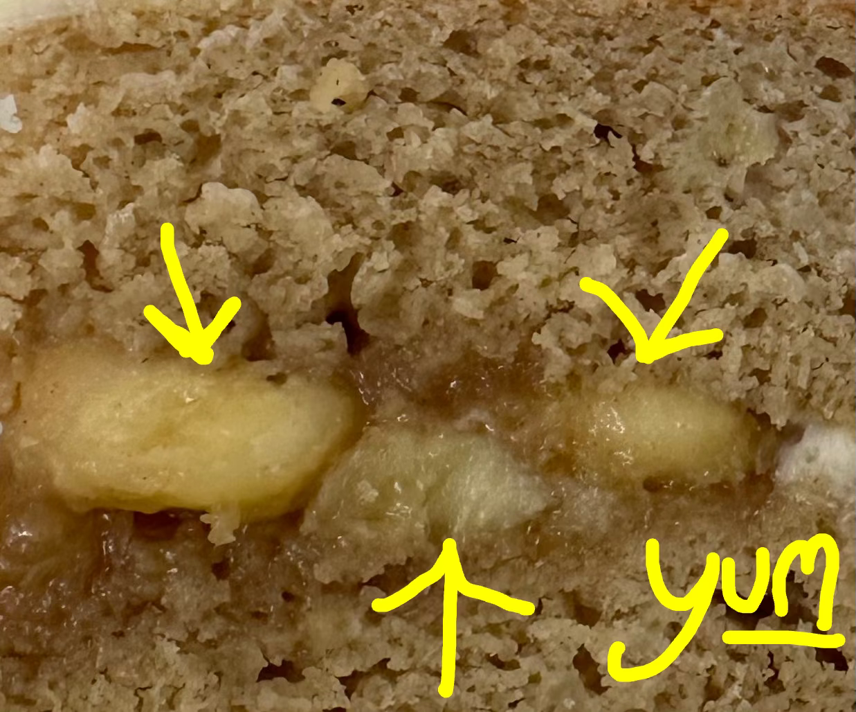 See the bananas?