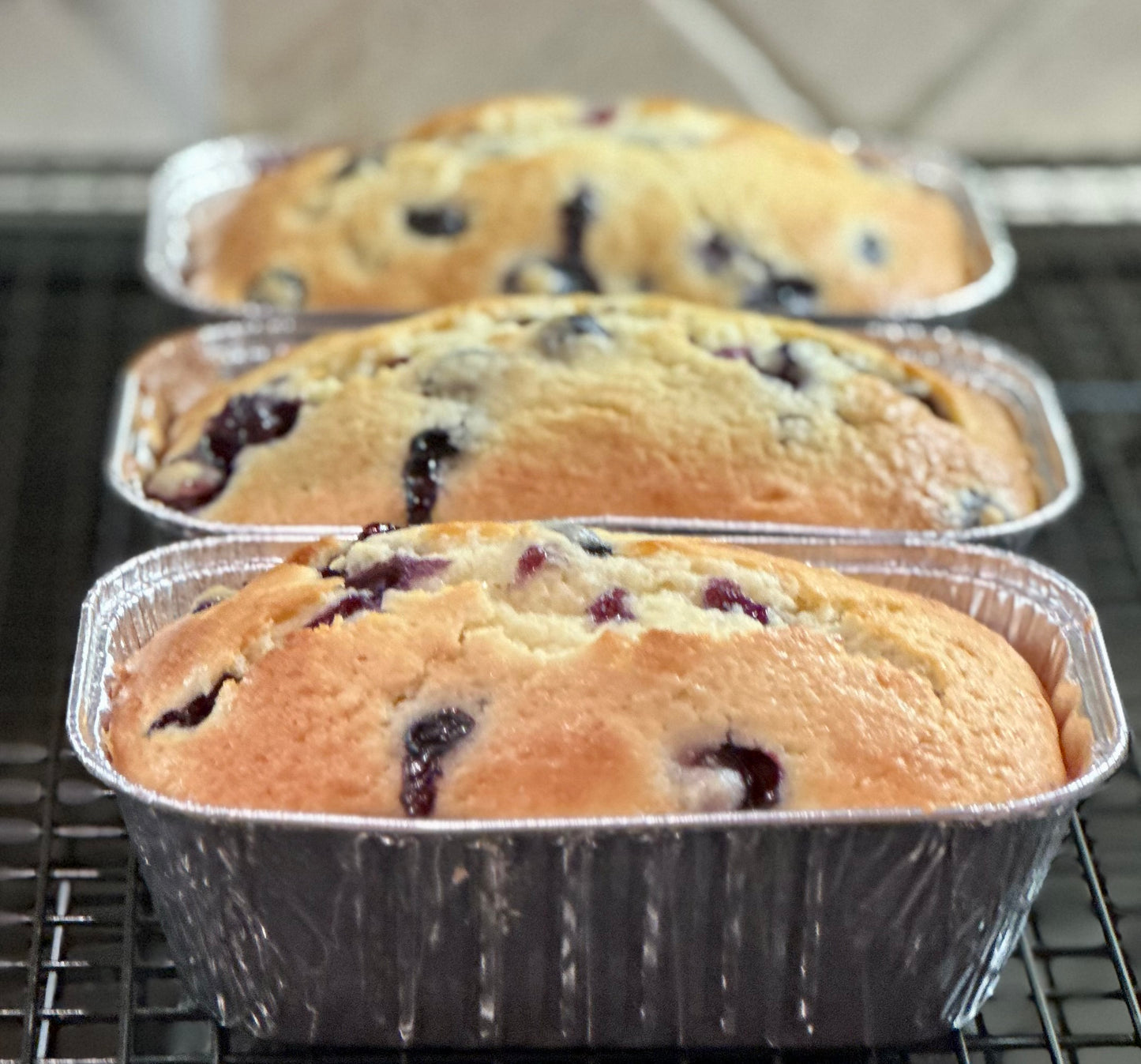 Blueberry Lemon Bread - 3 mini loaves